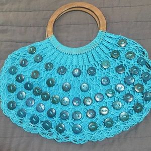 Crotchet Purse with Button Detail